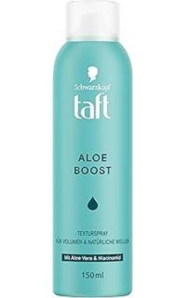 TAFT Texturspray Aloe Boost (150 ml), Styling Spray für Volumen & natürliche Wellen, Volumenspray mit Aloe Vera & Niacinamid sorgt für mühelose...