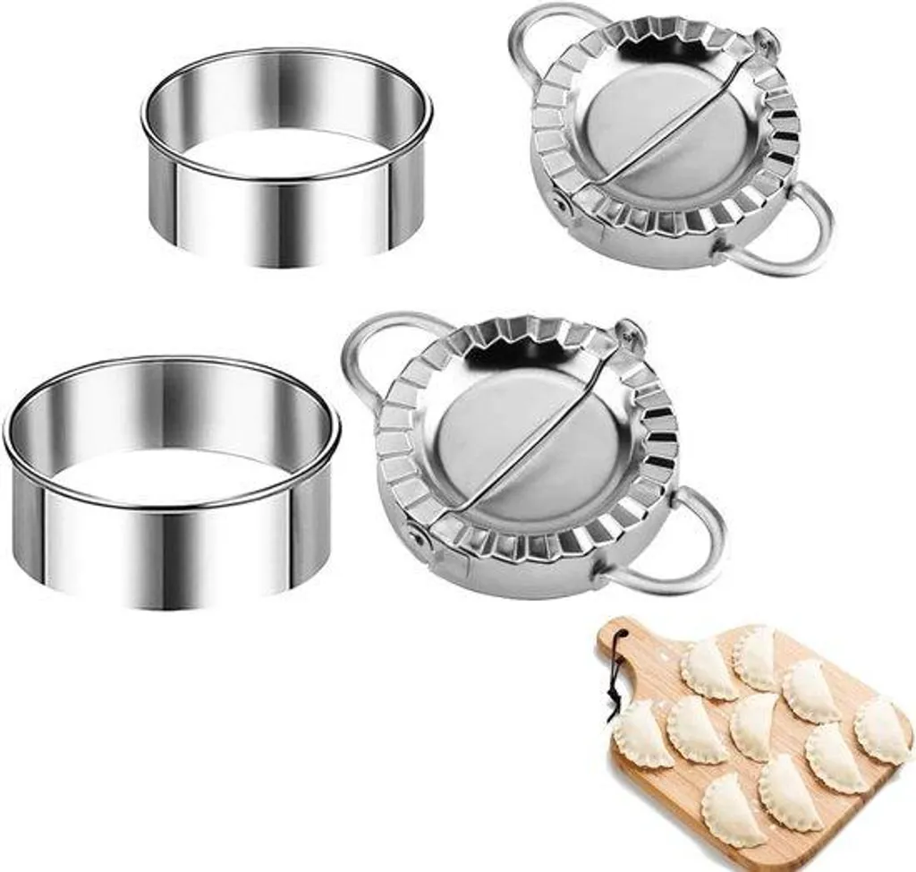 Ustensile de cuisine pour raviolis maison et chaussons en acier inox