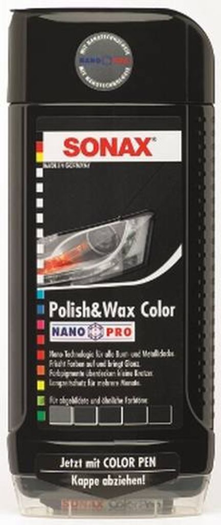 Sonax Polish & Wax Color schwarz 500ml Produktbild 7