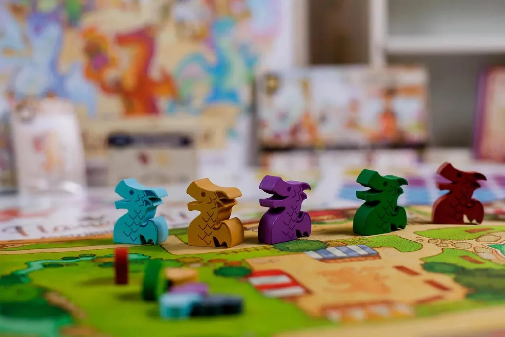Jeu de société Flamecraft version française dragons et gestion de ville - 4