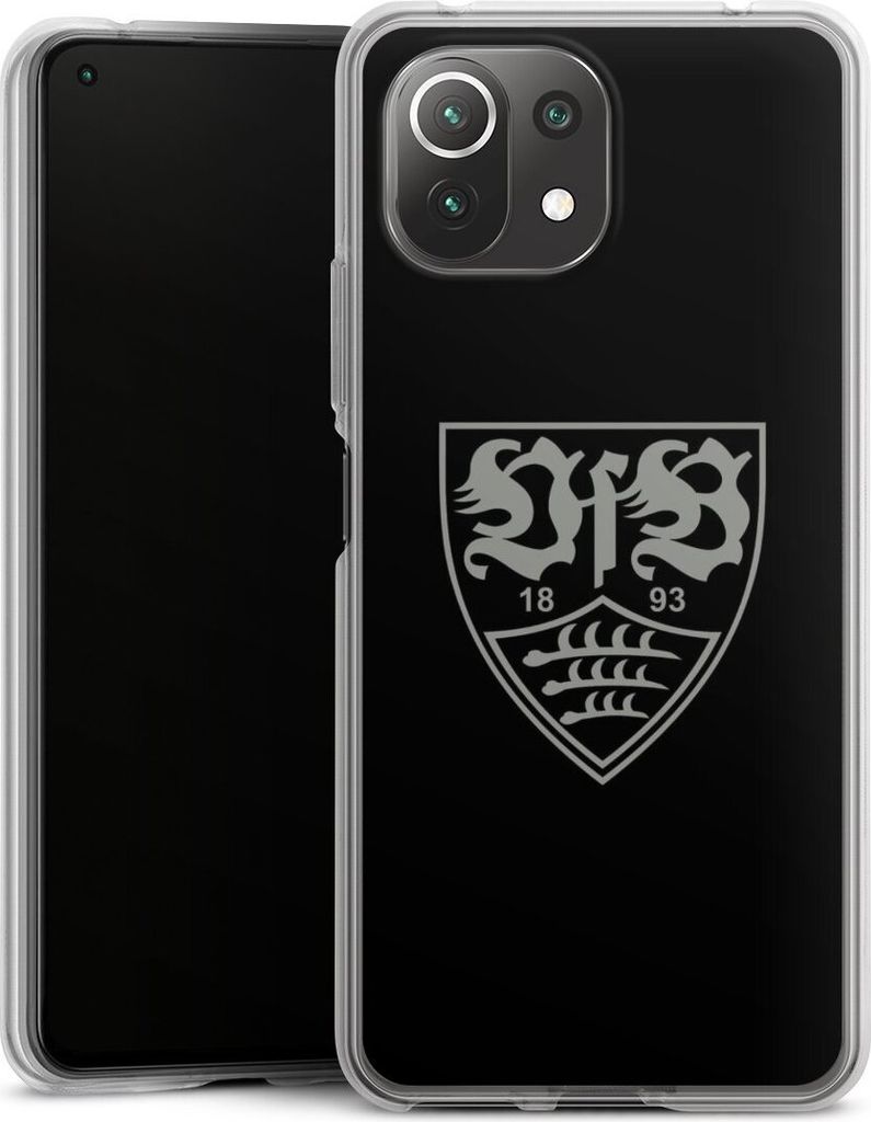 DeinDesign Handyhülle für Xiaomi Mi 11 Lite 5G NE Silikon Hülle Case Smartphone Schutzhülle Logo Offizielles Lizenzprodukt VfB Stuttgart