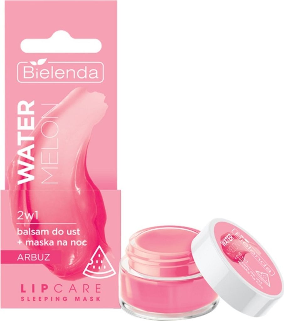 Bielenda Lip Care Sleeping Mask 2 In 1 Lip Balm Night Mask Watermelon 10g