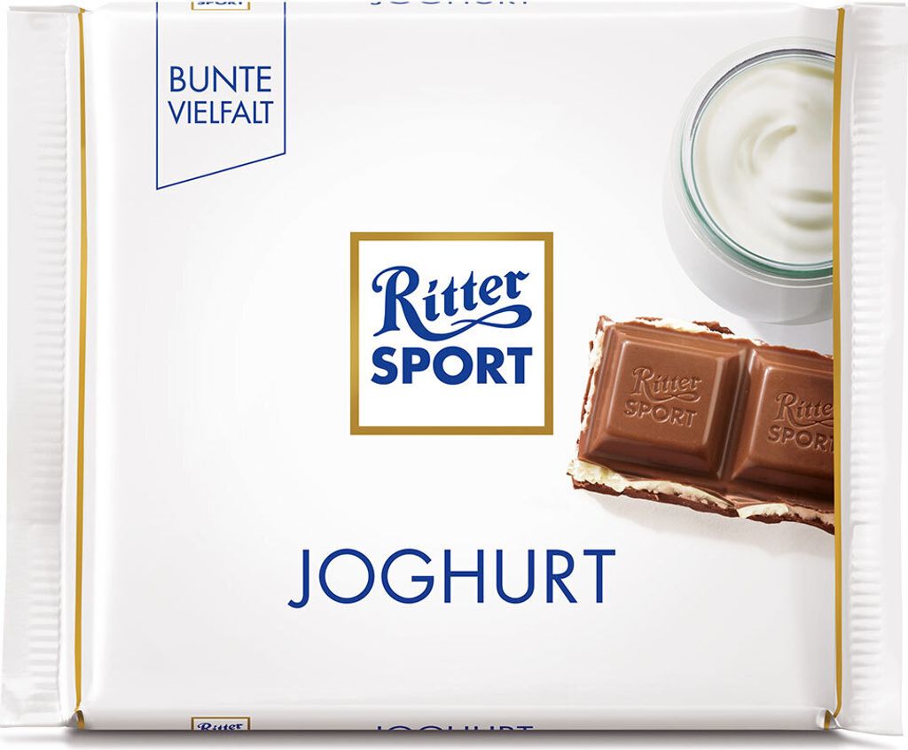 Kópia Ritter Sport - Farebná odroda - Jogurt - 100 g Obrázok produktu 