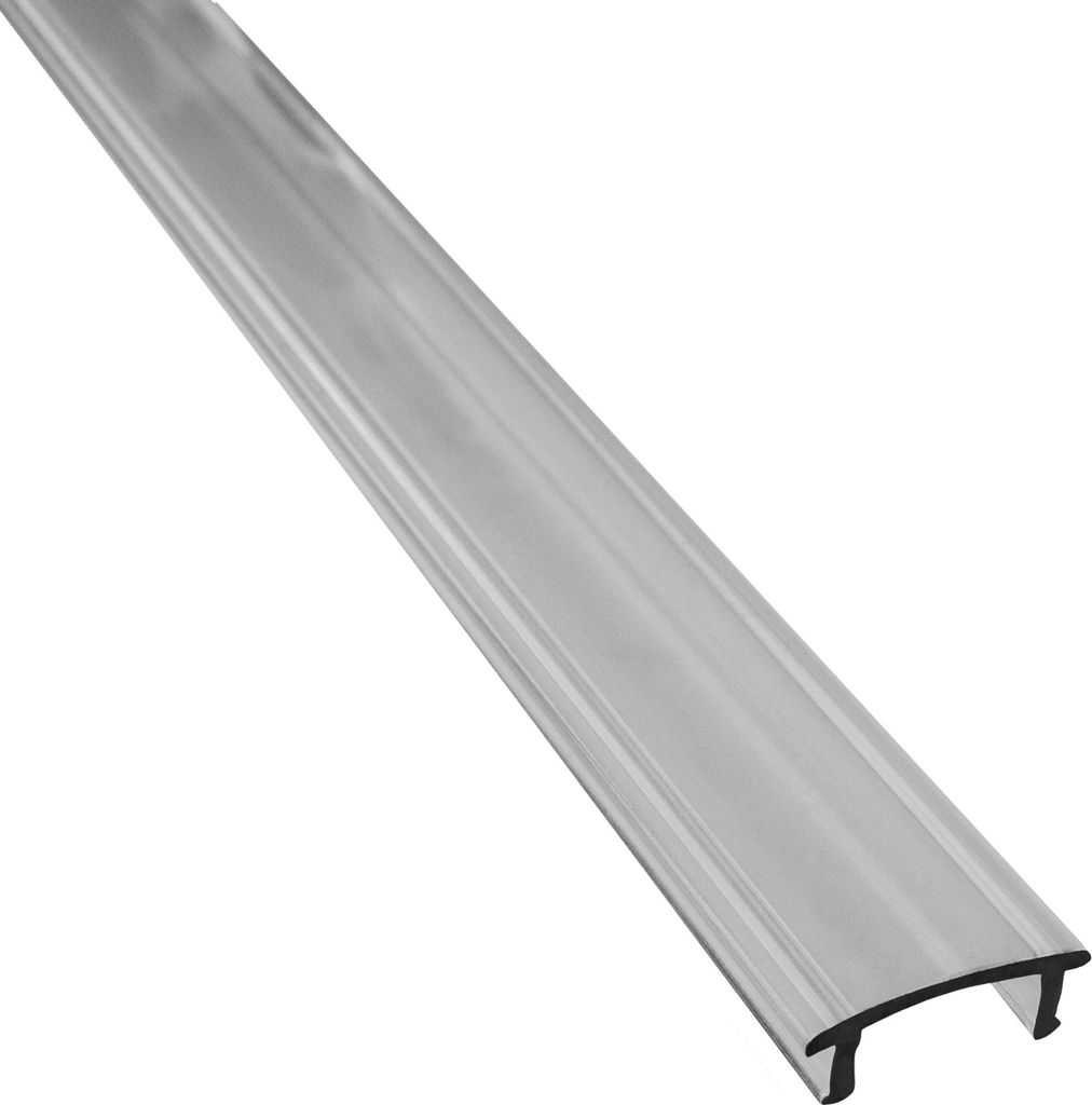 LED Abdeckung No.1 - A17-, A25-, C01-, C02- und F01-Serie - LED-Aluprofil Klar
