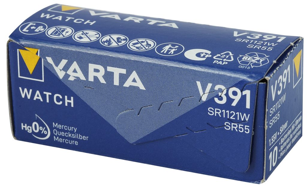 Varta - VA 391 Uhren Batterie SR55 Produktbild 