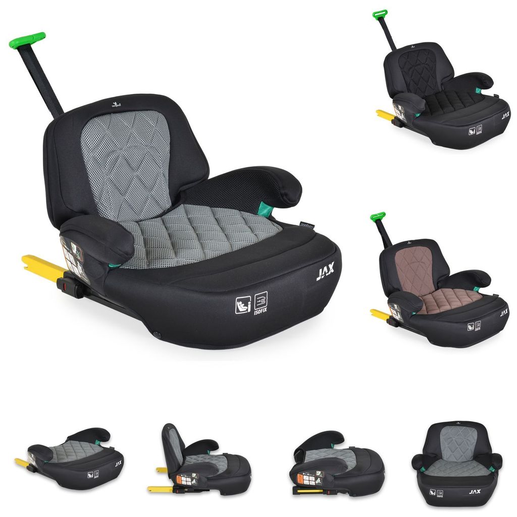 Cangaroo Jax Grau Isofix 125-150 cm i-Size Booster 111396 Produktbild 