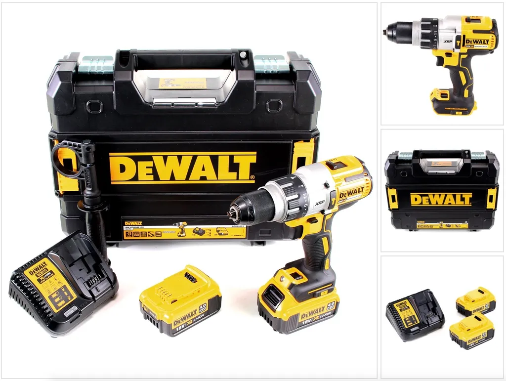Finissez vos perçages difficiles avec la Perceuse DeWalt 18V DCD996 4Ah