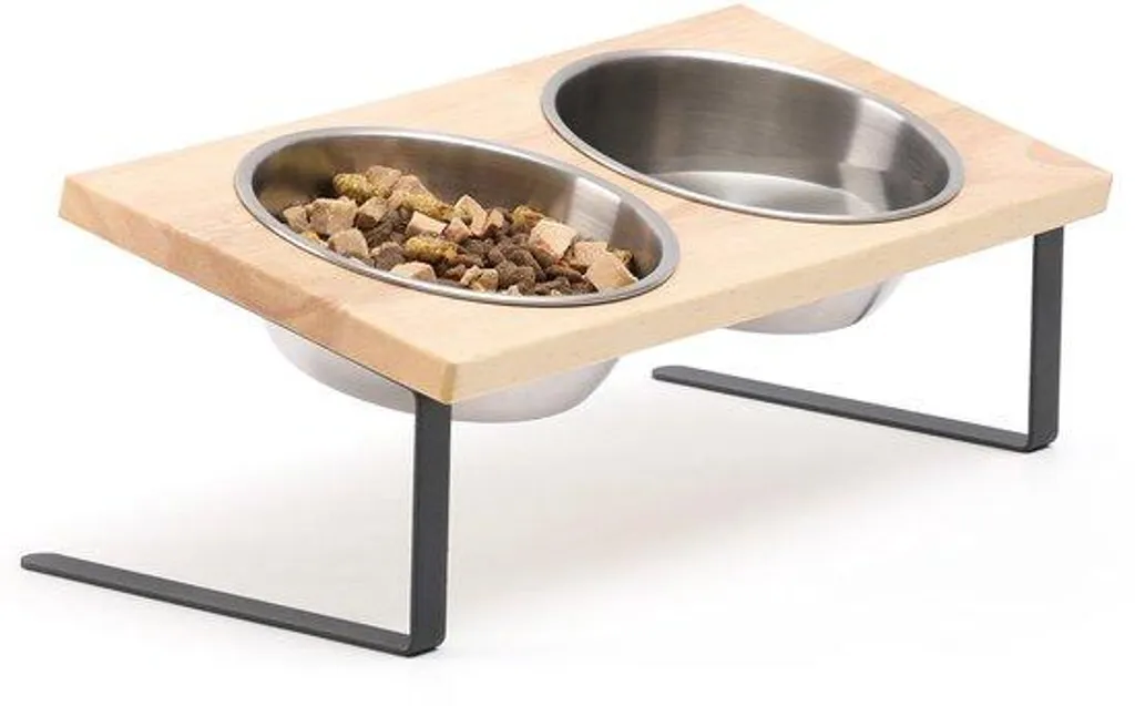 Gamelle anti-glisse inox V2, bol incliné 15 degrés pour grand chat