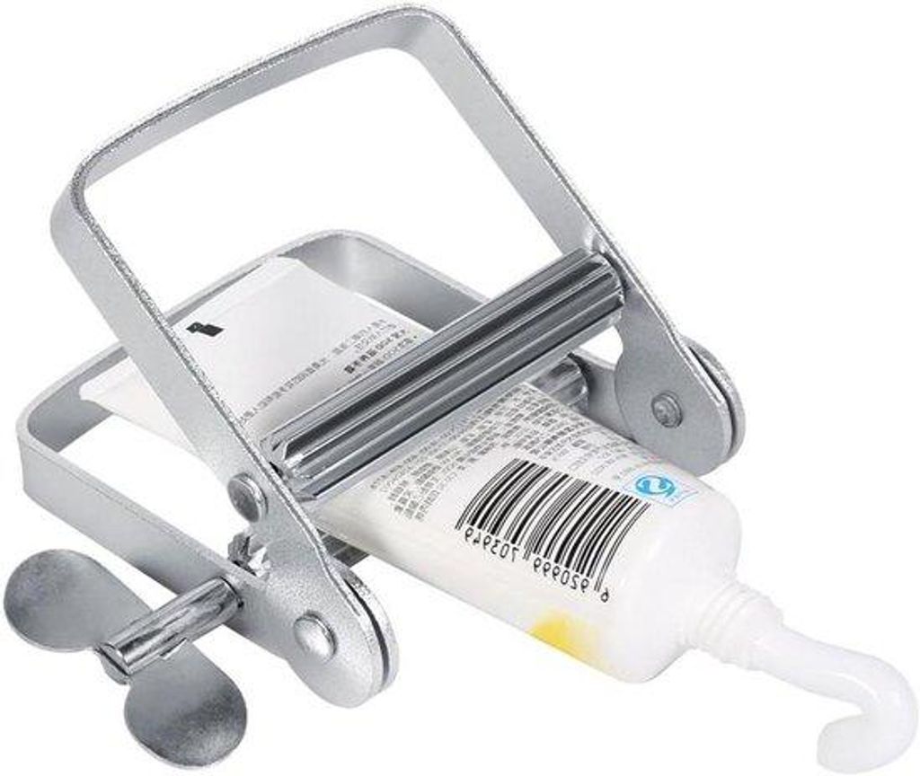 Aluminium Tube Dispenser für Zahnpasta - Aluminium Knopfhalter für Handcreme - Badezimmer-Artikel für den Heimgebrauch