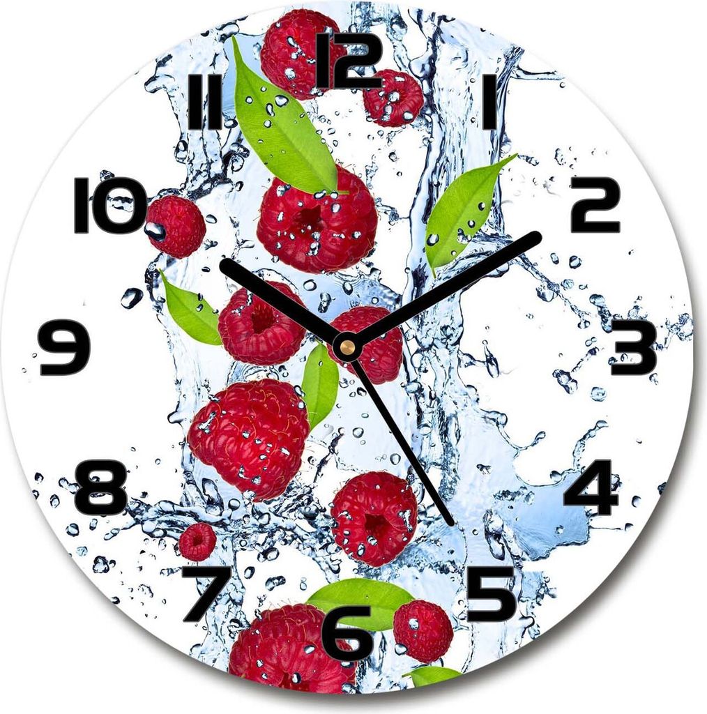 Wanduhr aus Glas 30fi Glasbild Glasuhr Gehärtetes Glas - Produktbild 