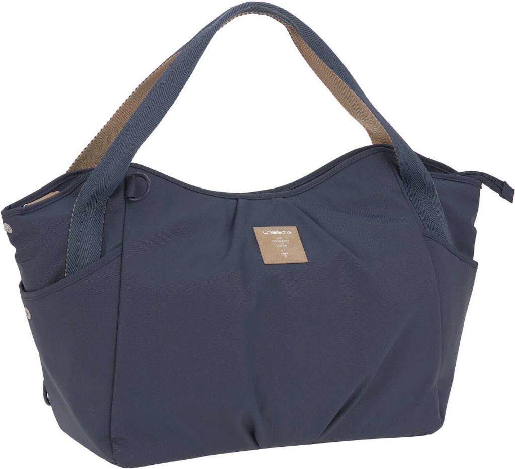 Lässig Wickeltasche Green Label Twin Bag Triangle Navy Produktbild 