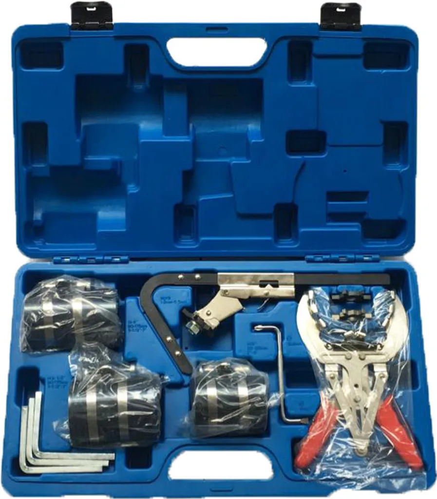Kit compresseur de segment de piston avec pince et nettoyeur de gorge