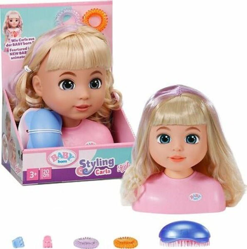 MGA BABY est né Tête de styliste Carla Image du produit 