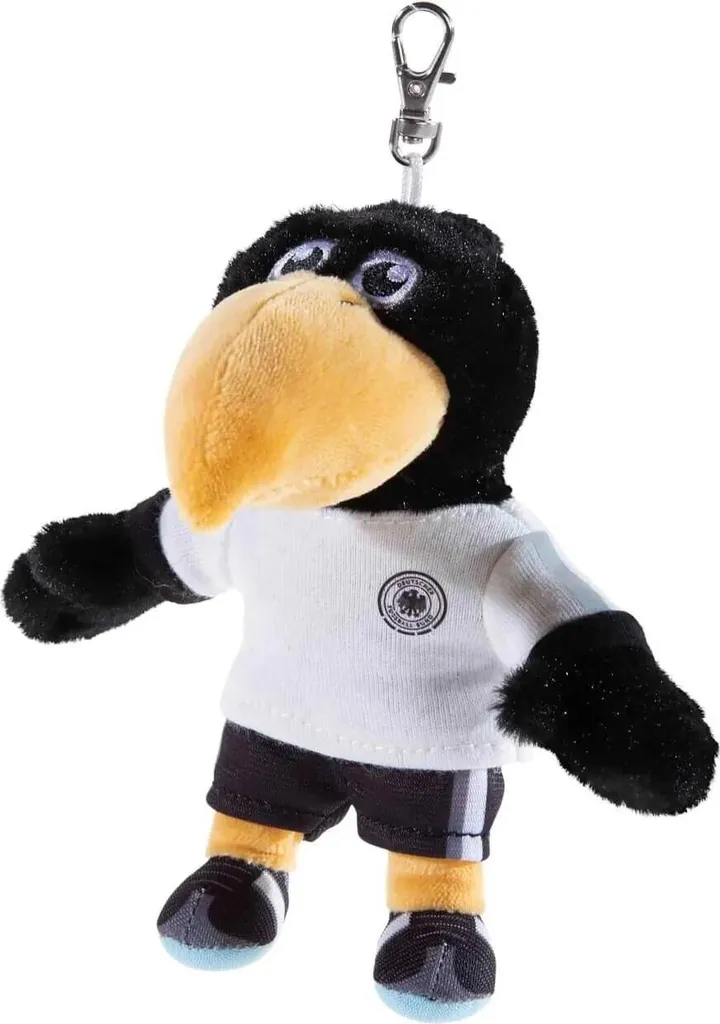 Mascotte DFB Paule Heunec 12cm 184664 - Portachiavi Peluche Originale