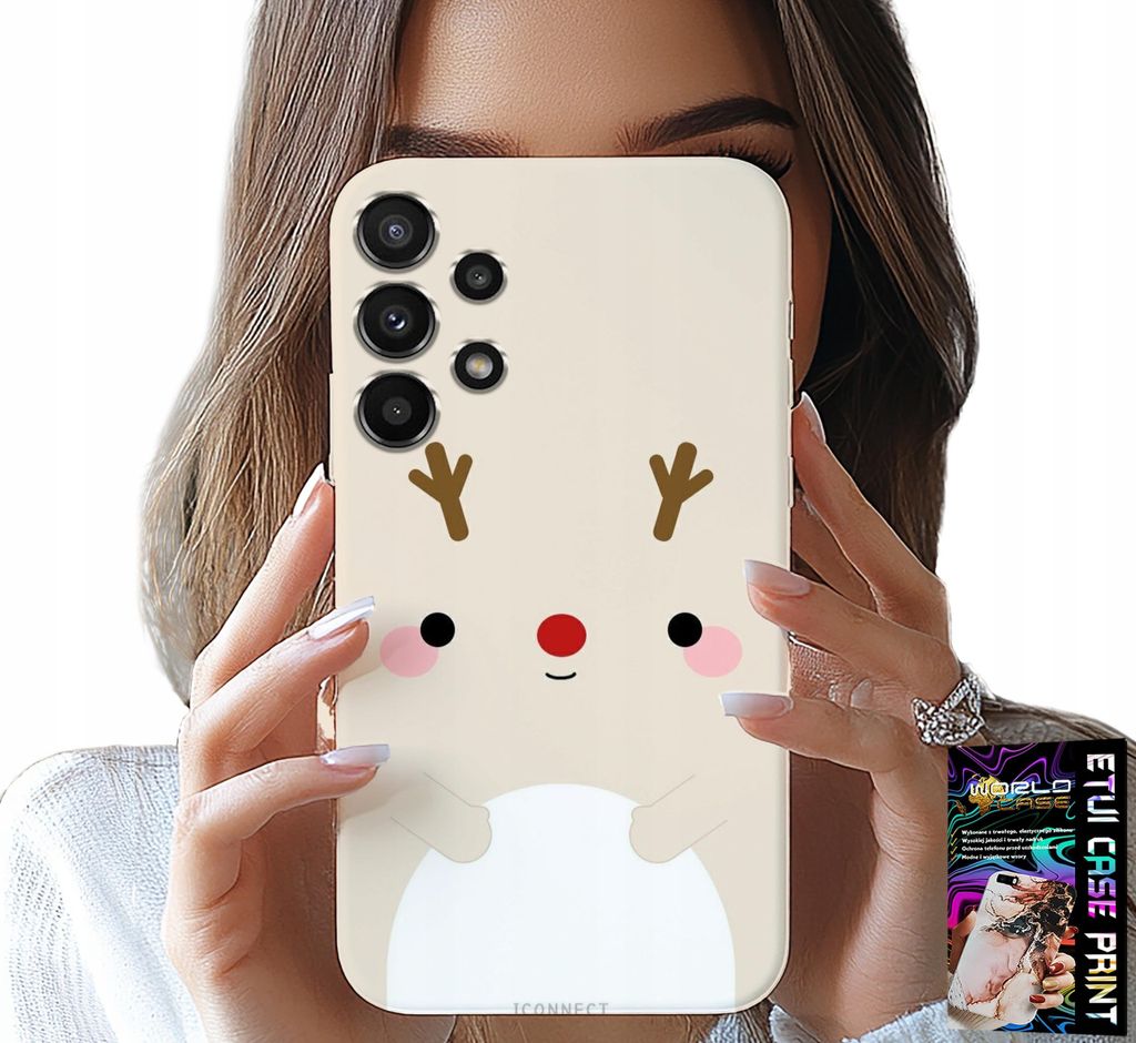 Hülle Für Samsung Galaxy A13 4G - Rentier, Rentier, Weihnachtsmotive