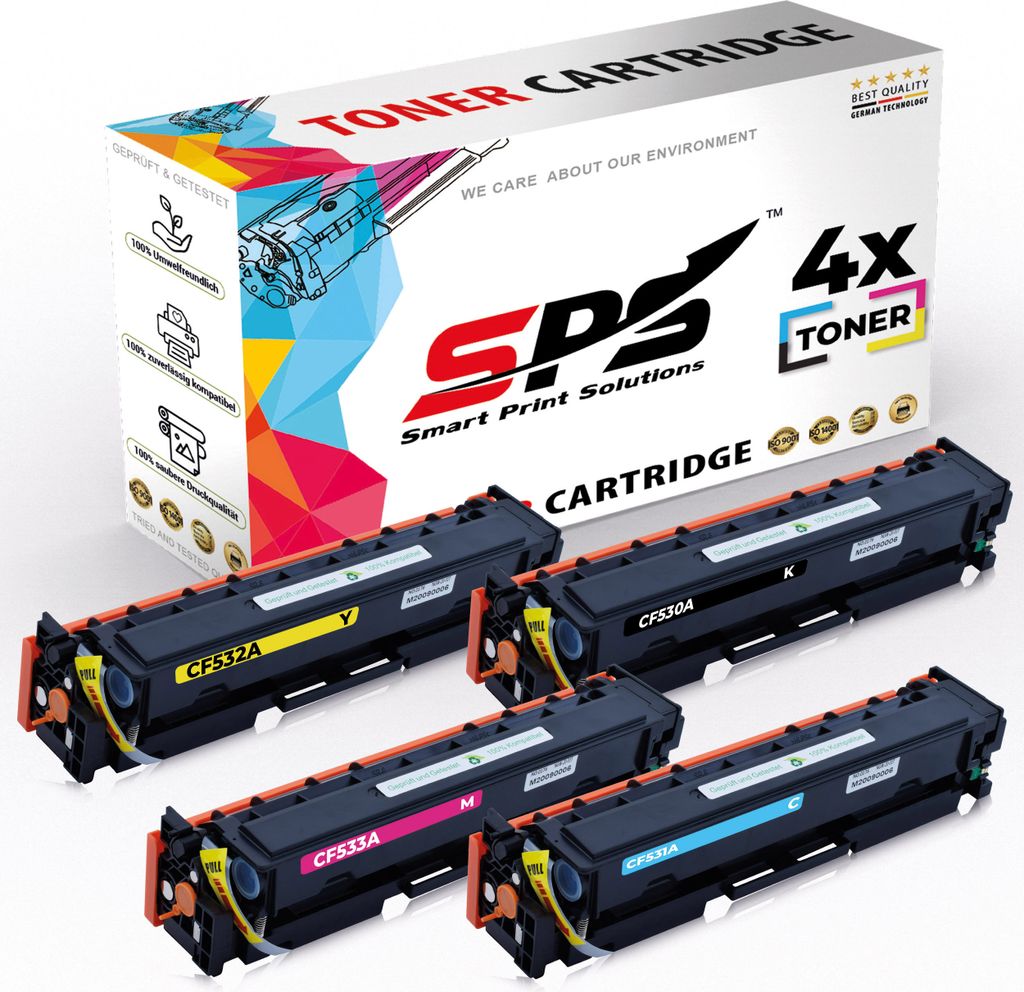 CF530A / 205A Toner Kompatibel für HP Color Laserjet Pro MFP M 180 | Mehrfarbig