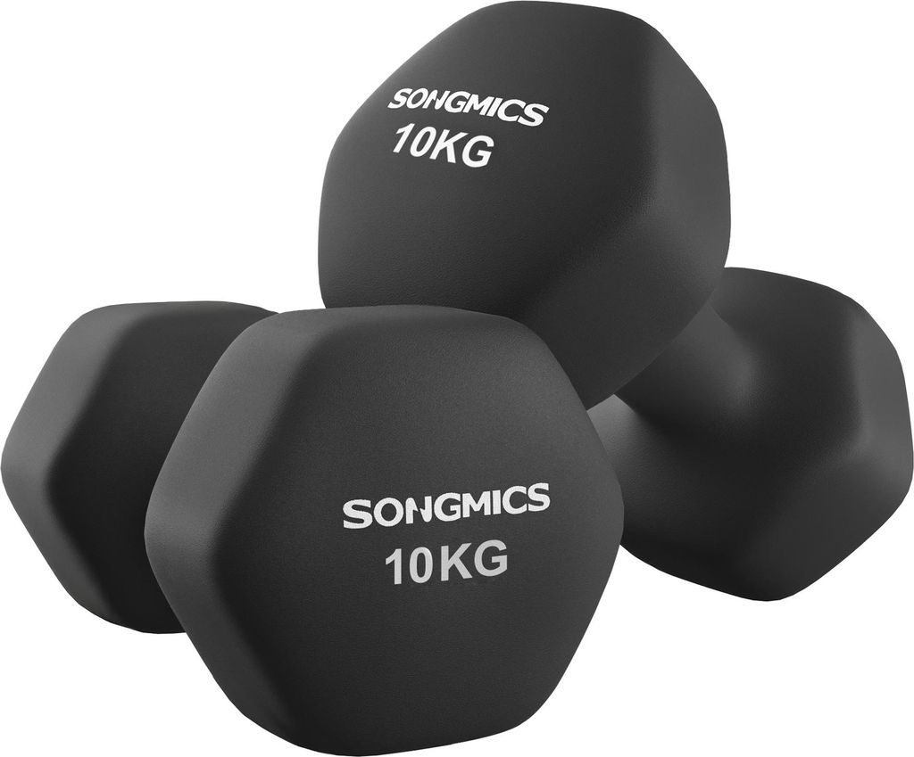 SONGMICS činky, sada 2 kusů, 2 x 10 kg, sada činek, Obrázek produktu 