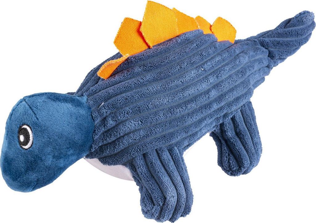 Duvo+ Hundespielzeug Dino Stegosaurus blau