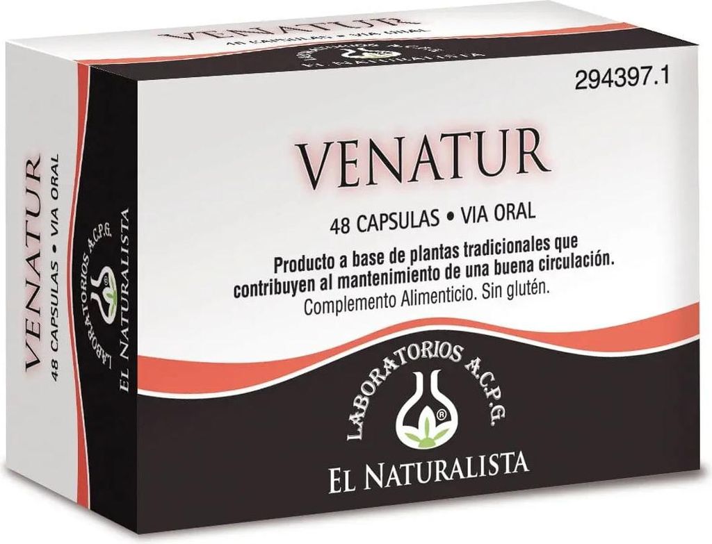 El Natural Venatur 48 Caps 375 Mg