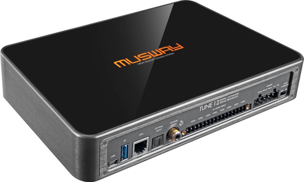 MUSWAY 12-Kanal DSP digitaler Soundprozessor für Verstärker Auto High End TUNE12