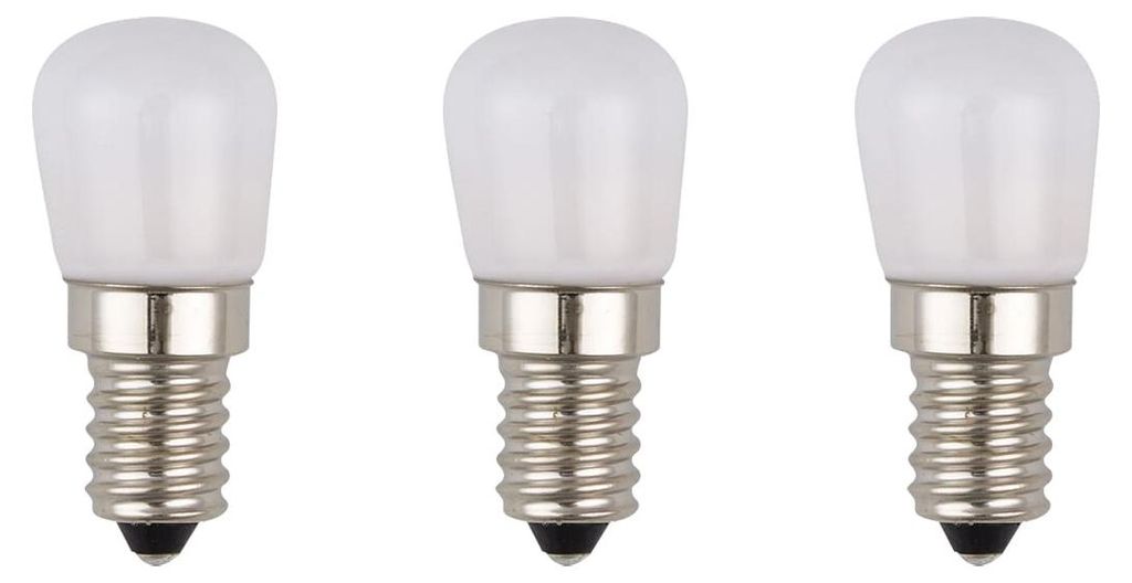SPL E14 LED Röhrenlampe 1,5W 3000K Warmweiß Opal 3 Stück