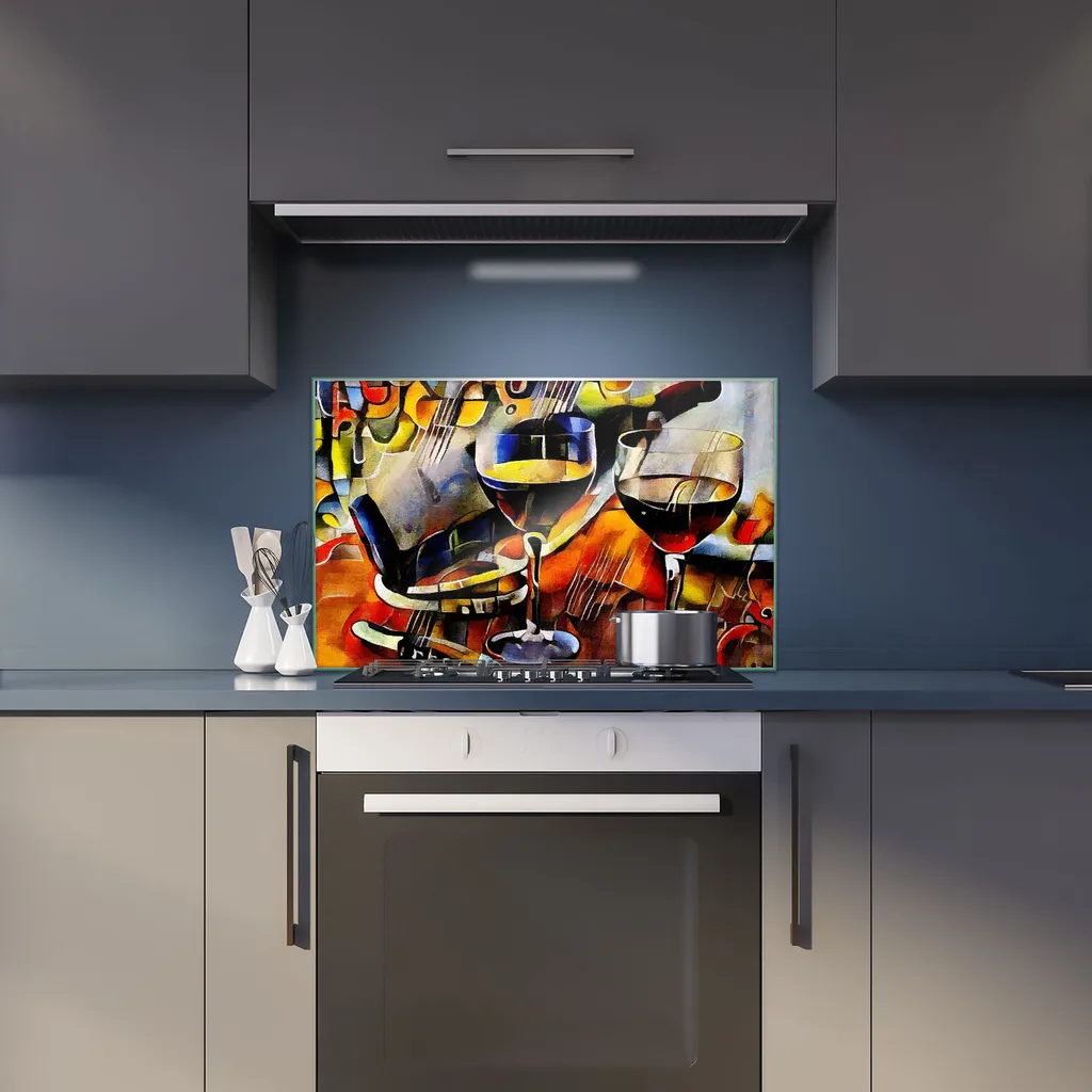 Piastra di copertura del piano cottura in ceramica, vetro d'appoggio