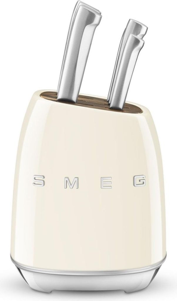 Bloc de 6 couteaux crème - Smeg - KBSF02CR - Image du produit 