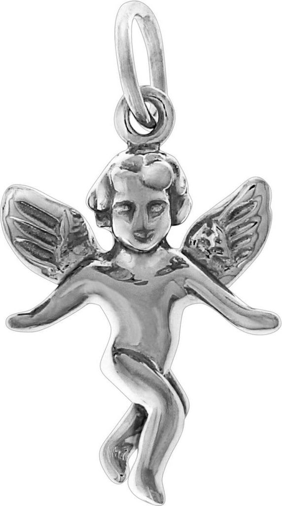 Halsketten-Anhänger Kinder 925 Sterling Silber Engel 2,2cm