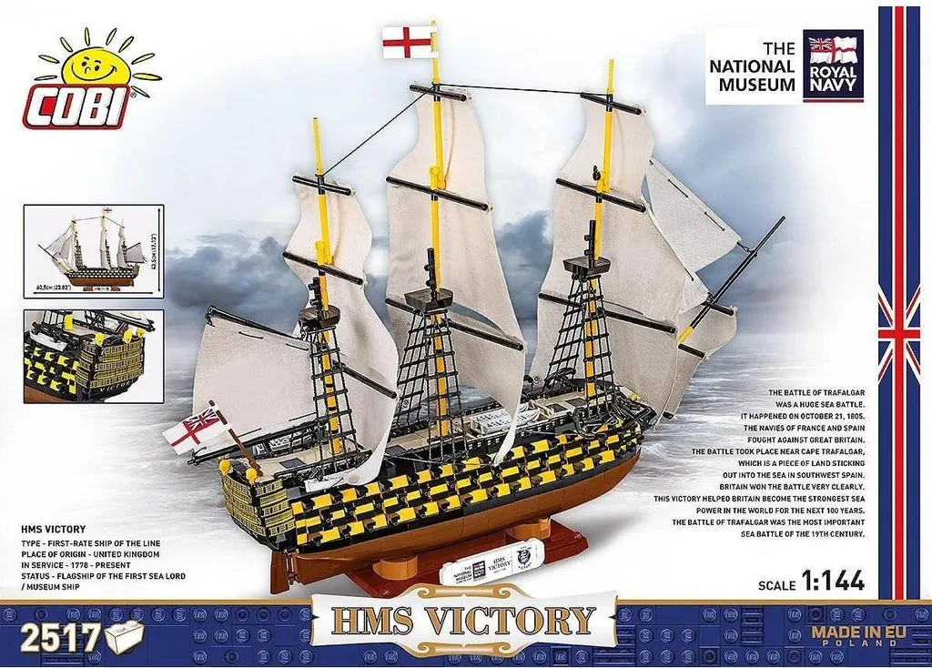 Cobi 20096 HMS Victory Trafalgar 1805 Maquette Bateau de Guerre