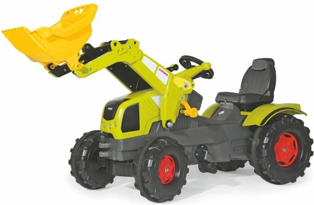 Tracteur à pédales rolly toys Farmtrac Claas Axos 340 avec chargeur 611041
