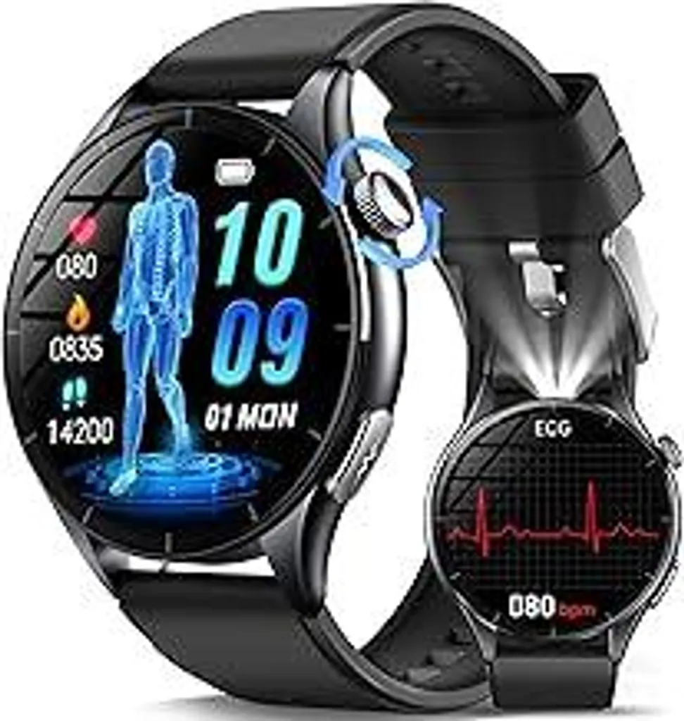 Nuovo Smartwatch 2026 Uomo: ECG, SOS e AMOLED 1.56". Garanzia Salute