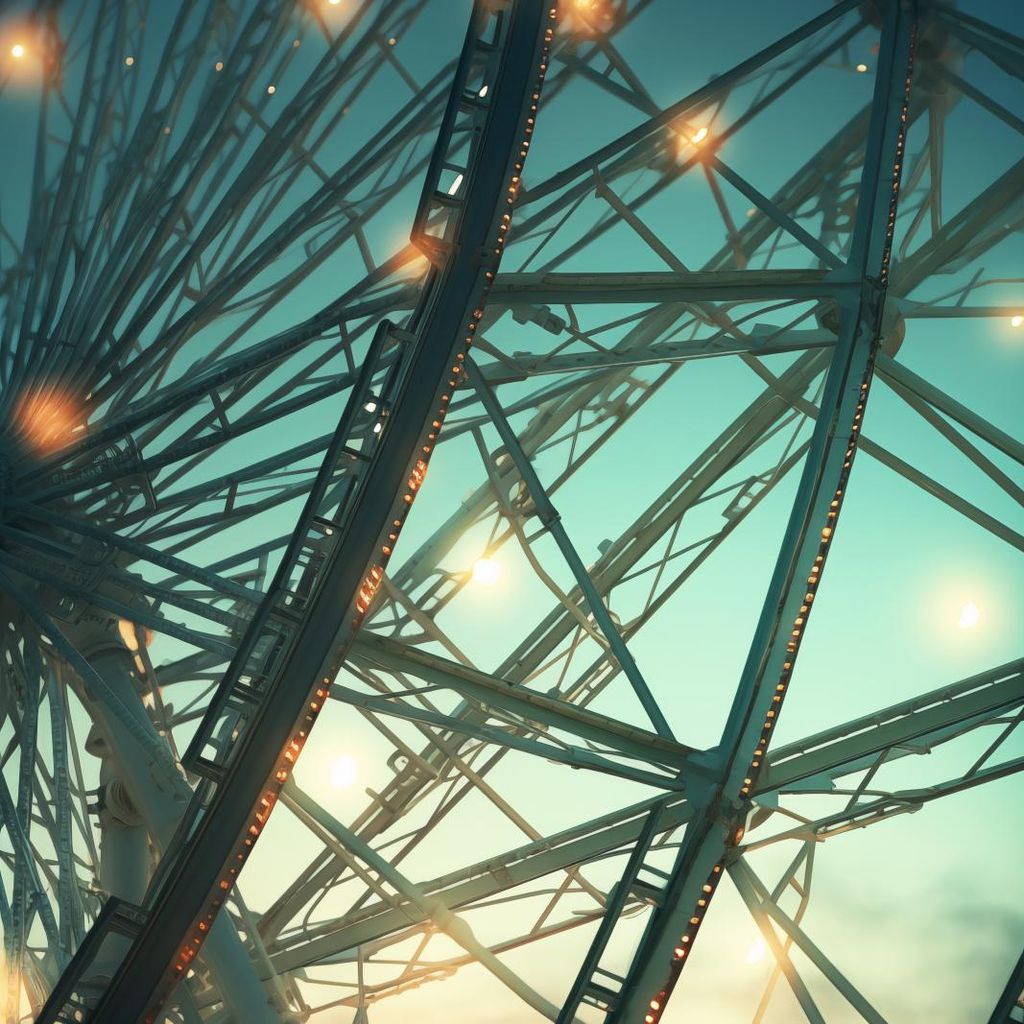 Plakat 70x70cm Lichter des Molochs