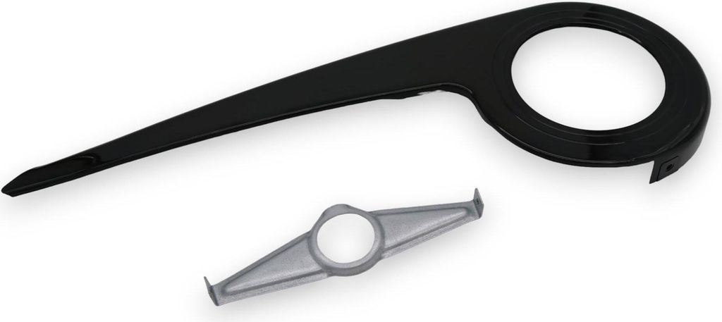 Kettenschutz Kunststoff schwarz mit Brille für 33 - 38 Produktbild 2