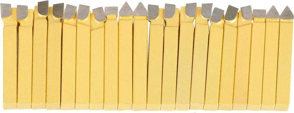 20-teiliges 1/4"-Drehwerkzeugset mit Hartmetallbestückung zum Schweißen, Fräsen, Schneiden und Drehen