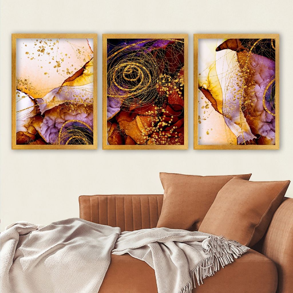 Wallity, 3AC165- LUL1246, Bunt, Leinwandbilder, 35 x 45 cm, 100% MDF (Dicke: 2 cm)