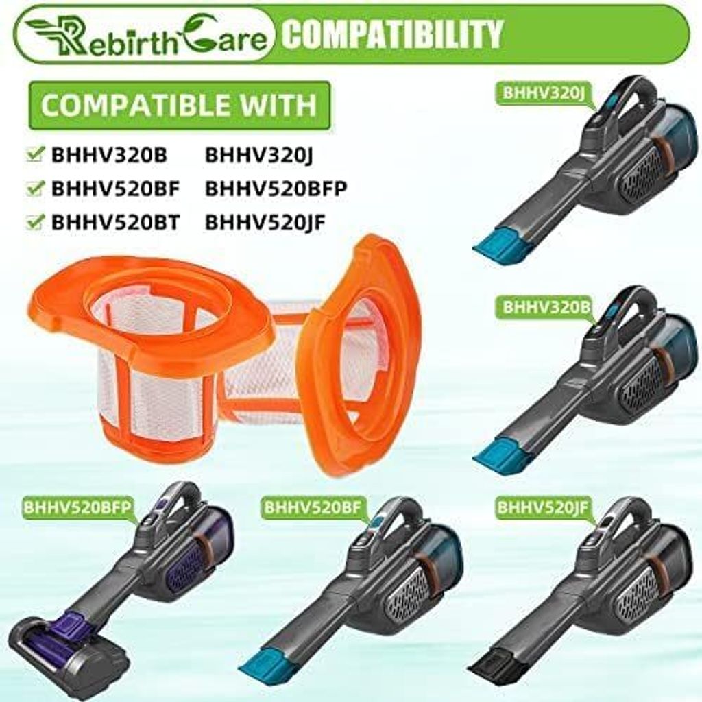 Black Decker N602738 Vorfilter für BHHV320B/J/J150 BHHV520BF Akku-Handstaubsauge