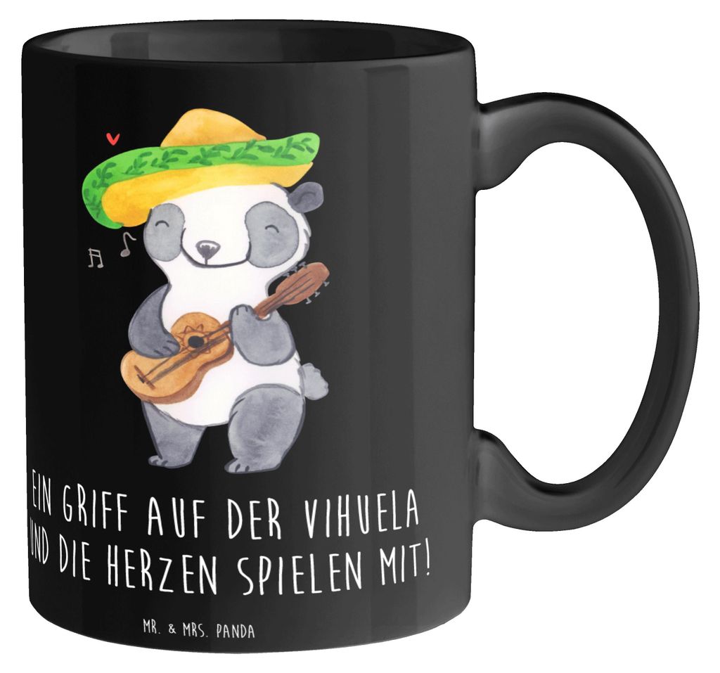 Mr. & Mrs. Panda Teepott Vihuela Herzklang - Schwarz - Produktbild 