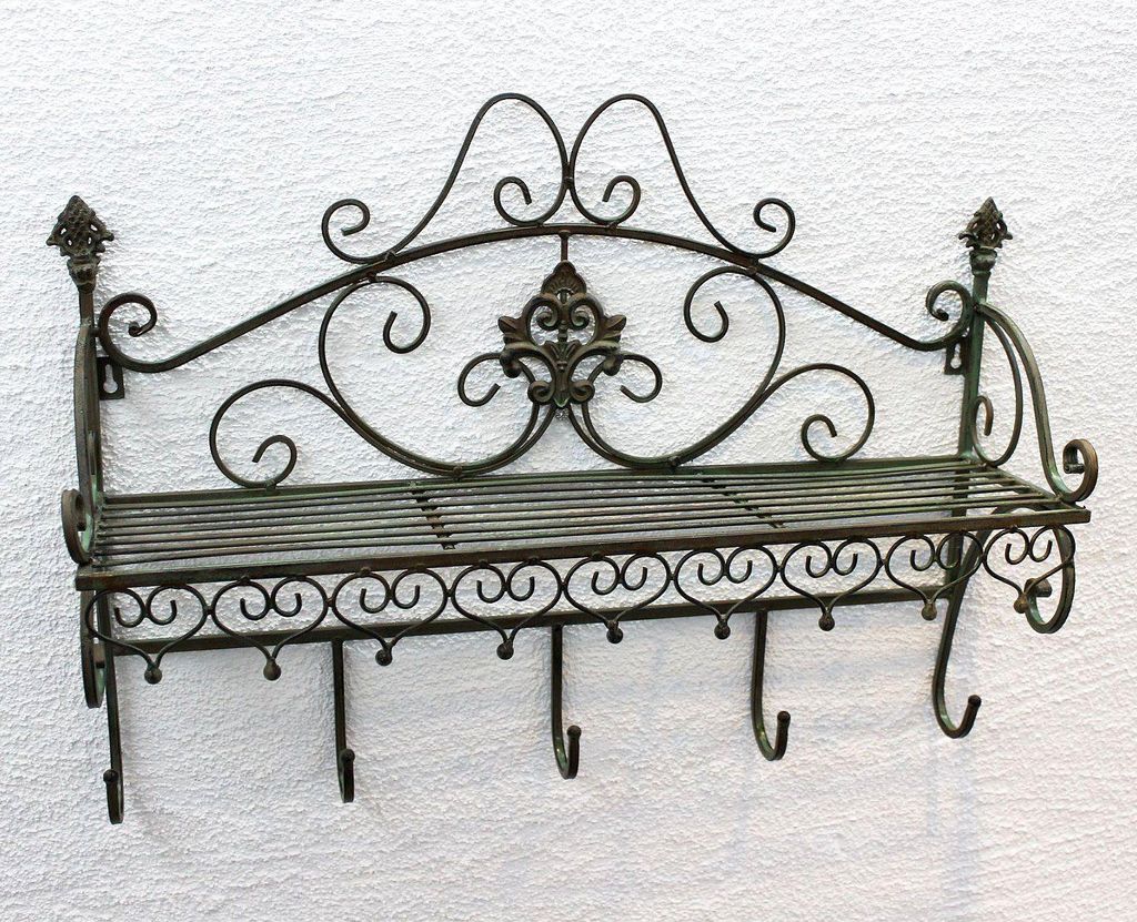 DanDiBo wieszak ścienny metalowy z półką 60 cm Malega Zdjęcie produktu 