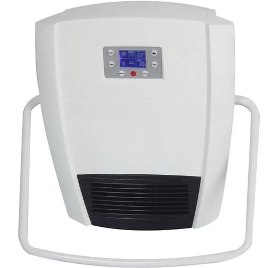 Chauffe-bain rapide électrique avec porte-serviettes soufflant blanc