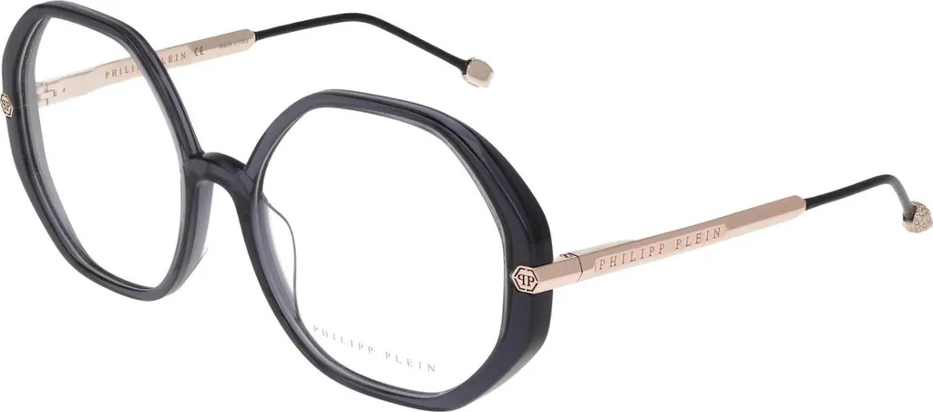 Lunettes de vue Philipp Plein VPP053S 0705 gris transparent luxe femme