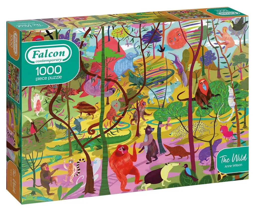 Casse-tête Faucon Contemporain Nature 1000 Pièces Grand Format 70x50