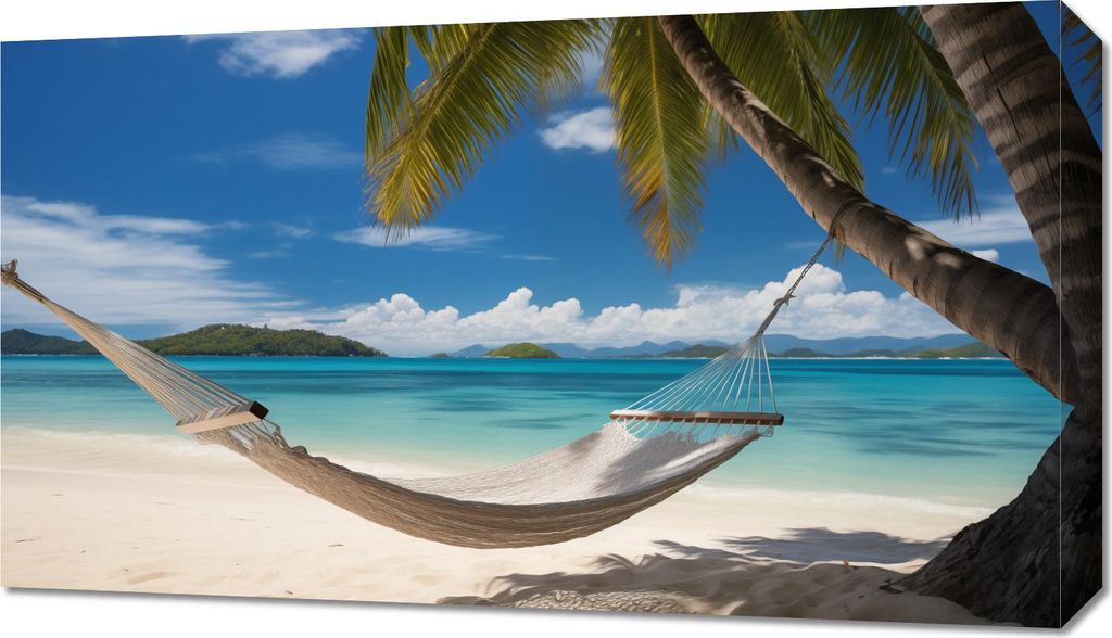 Bild 70x40cm Paradiesflucht