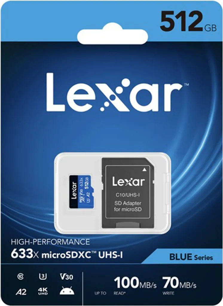 Mémoire flash Lexar High Performance micro SD pour vidéo 4K et drone - 7