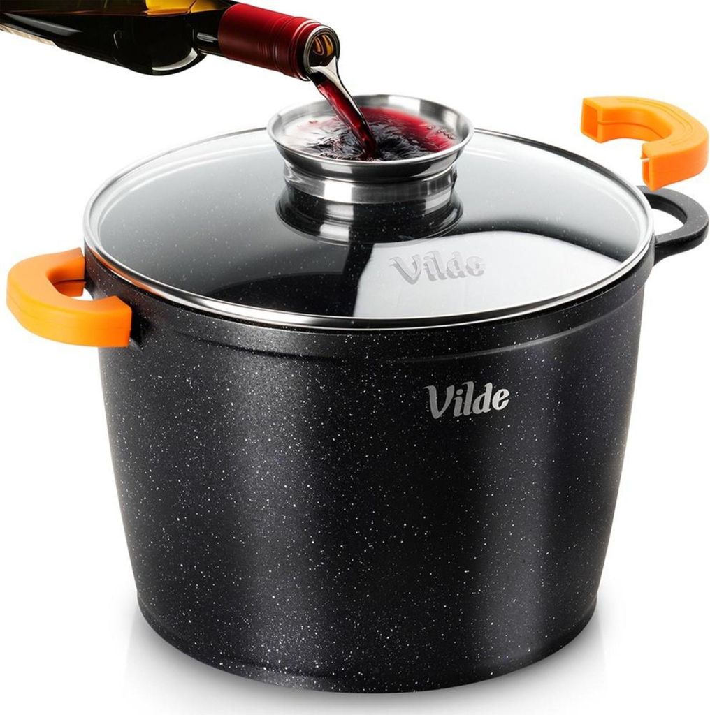 Vilde | Schmortopf mit Glasdeckel - 24 cm - 6,7 l - Produktbild 
