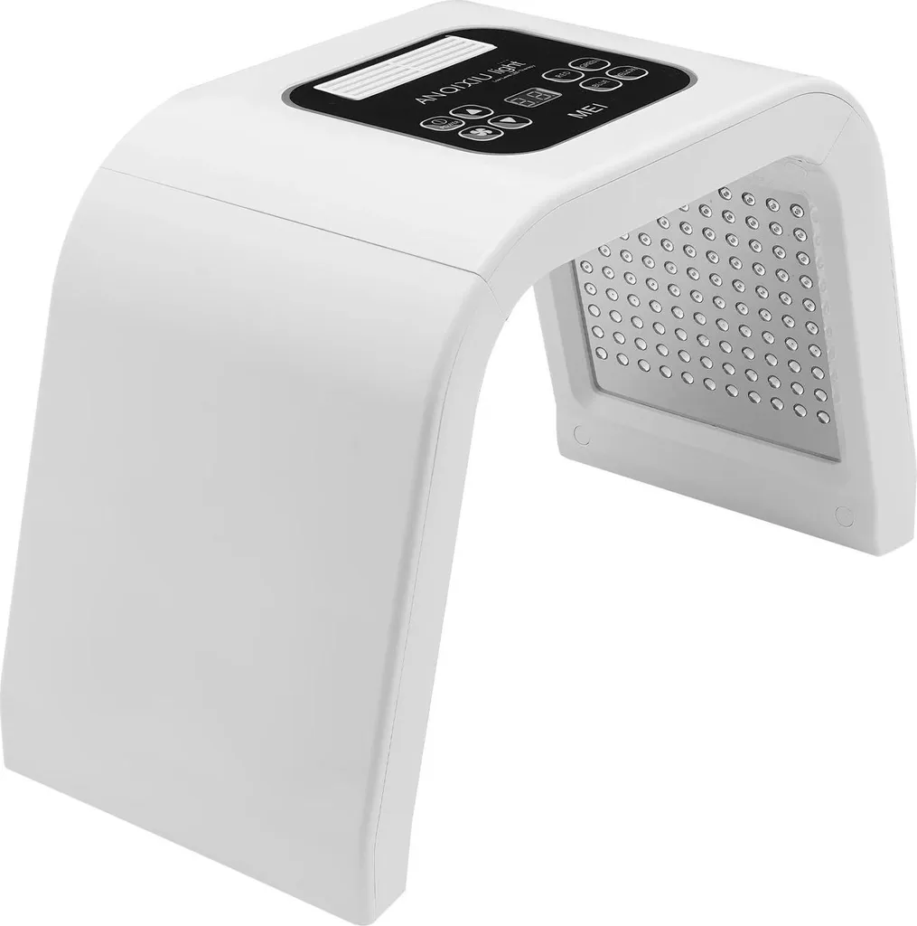 Apparecchio LED Viso Skincare Routine - Timer 60 Min - Glow Up Bianco