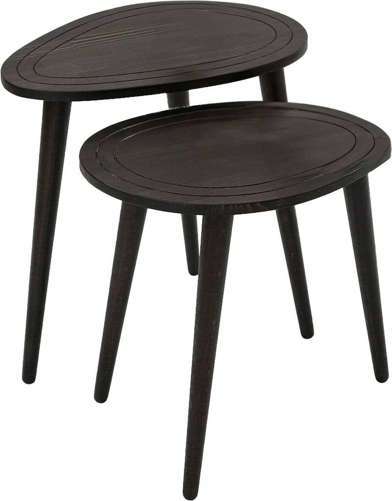 Wohnzimmertisch Dgaldame, Niedriger Wohnzimmertisch, Kaffeeregal, Couchtisch für Sofa, 50x33h52 cm, Anthrazit