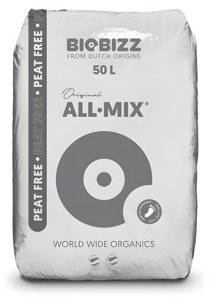 BioBizz All-Mix Peat Free (bez rašeliny) 50L - zemina pre Obrázok produktu 