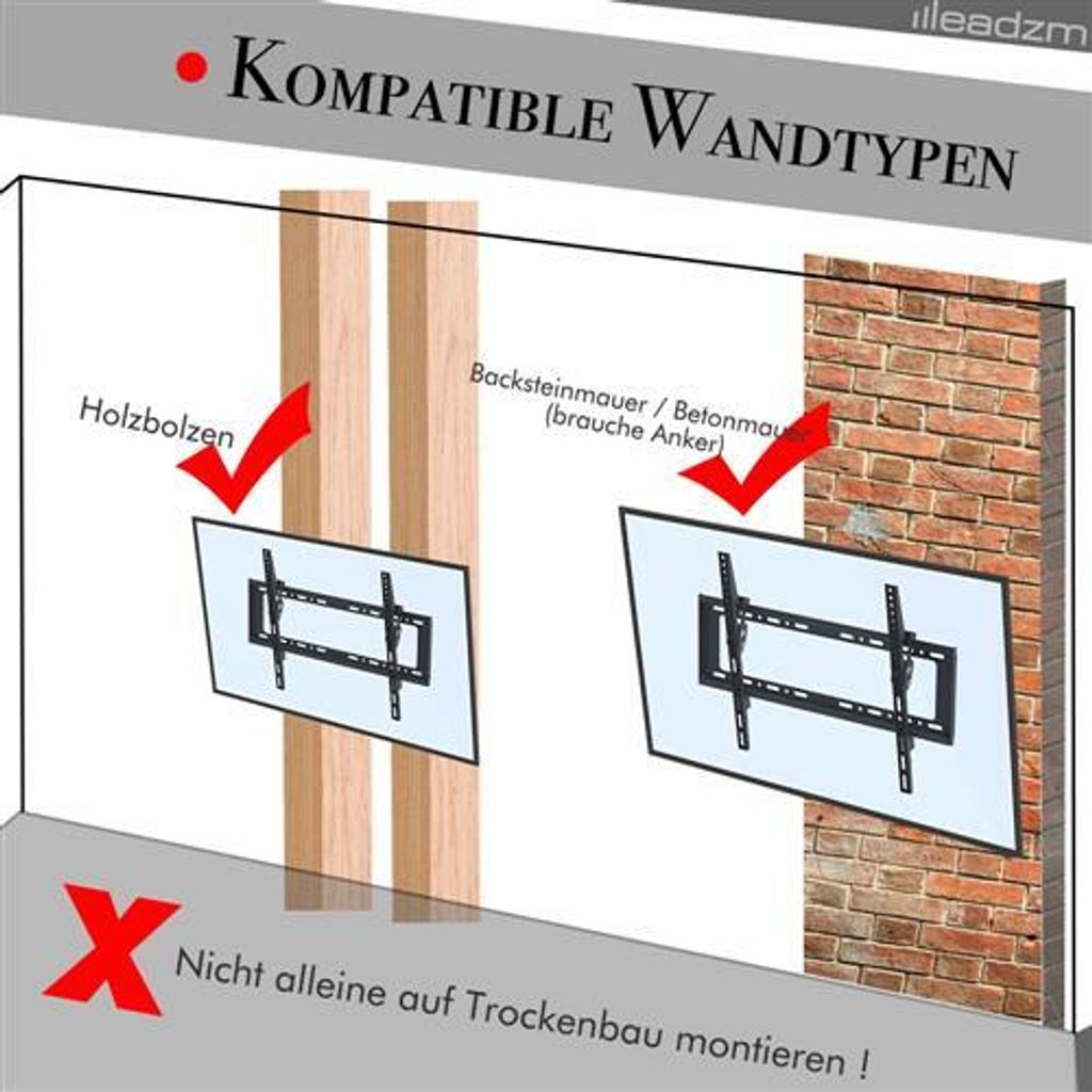 FCH 32-65 Zoll TV Wandhalterung Wandhalter LCD LED VESA Produktbild 9