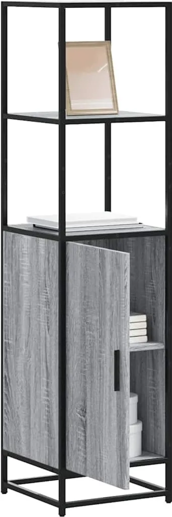 vidaXL Mobile Alto Grigio Sonoma 35x139 cm | Credenza Salvaspazio
