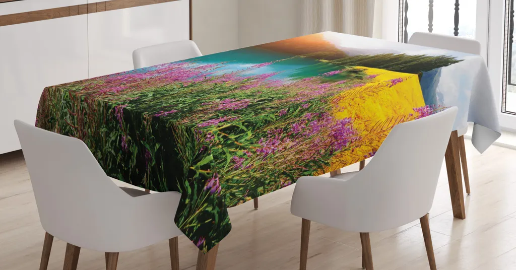 Tovaglia Esterni Interni ABAKUHAUS 140x240 cm - Offerta Alpi